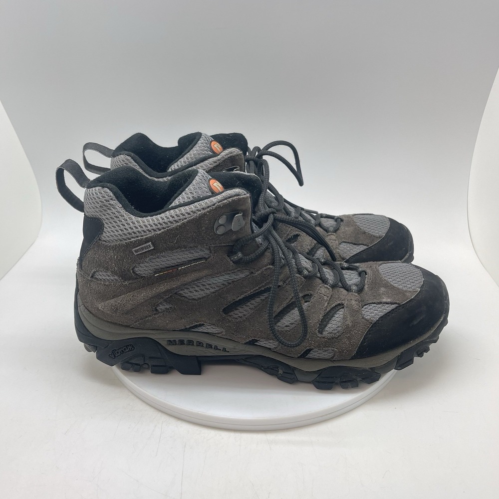 Merrell Mid Moab 3 Boots Mens 13 Beluga J88631 Hiking Trail Waterproof Shoes